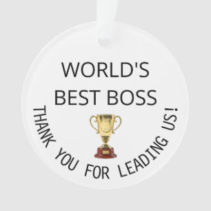 BESTE Chef- de giftOrnament van de WERELD Ornament