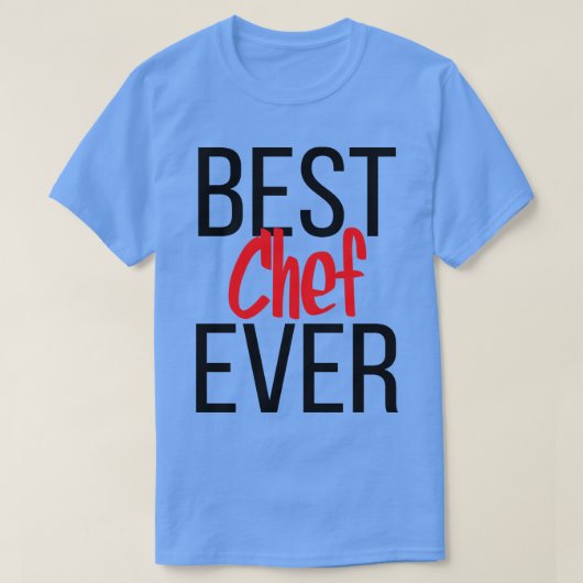 Beste Chef Ever 1 T-shirt (Design voorkant)