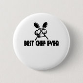 Beste Chef Ever Ronde Button 5,7 Cm (Voorkant)