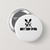 Beste Chef Ever Ronde Button 5,7 Cm (Voorkant /achterkant)