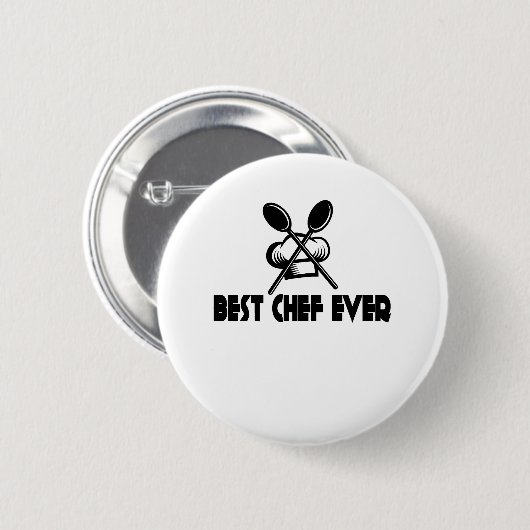 Beste Chef Ever Ronde Button 5,7 Cm (Voorkant /achterkant)