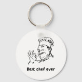 Beste Chef Ever Sleutelhanger (Voorkant)