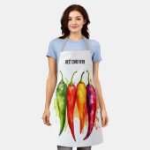 beste chef-kok ooit All-Over hot chili Print Schor Schort (Gedragen)