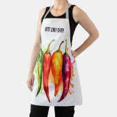 beste chef-kok ooit All-Over hot chili Print Schor Schort (Insitu)