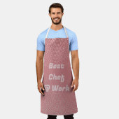 Beste chef-kok op het werk schort (Gedragen)