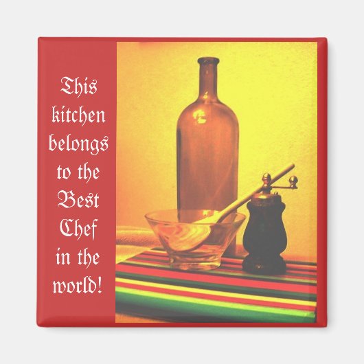 Beste chef-kok ter wereld magneet (Voorkant)