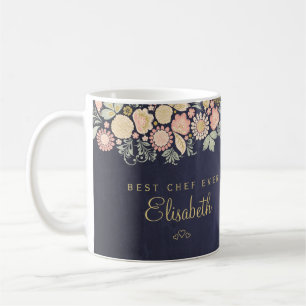 Beste chef ooit gepersonaliseerde naam elegant rus koffiemok