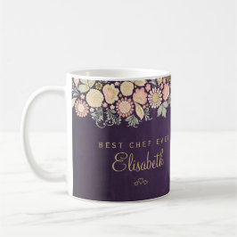 Beste chef ooit gepersonaliseerde naam elegant rus koffiemok
