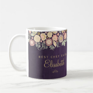 Beste chef ooit gepersonaliseerde naam elegant rus koffiemok