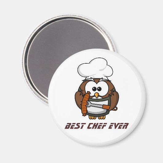 Beste Chef ooit Magneet (Voorkant / Achterkant)