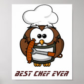 Beste Chef ooit Poster (Voorkant)