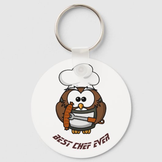 Beste Chef ooit Sleutelhanger (Voorkant)