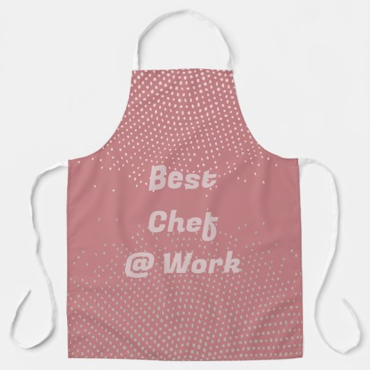 Beste Chef Op Het Werk Schort (Voorkant)