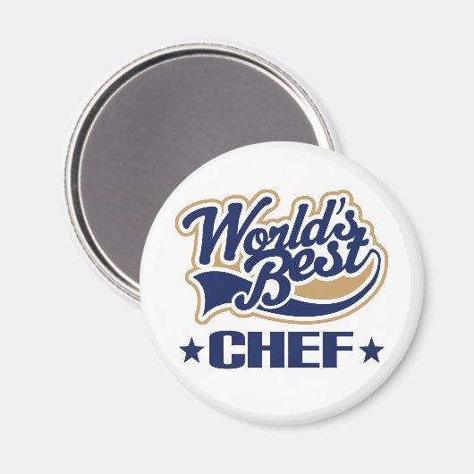 Beste Chef over werelden Magneet (Voorkant / Achterkant)