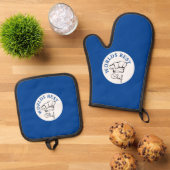 Beste Chef over werelden Ovenwant & Pannenlap Set (Top down)