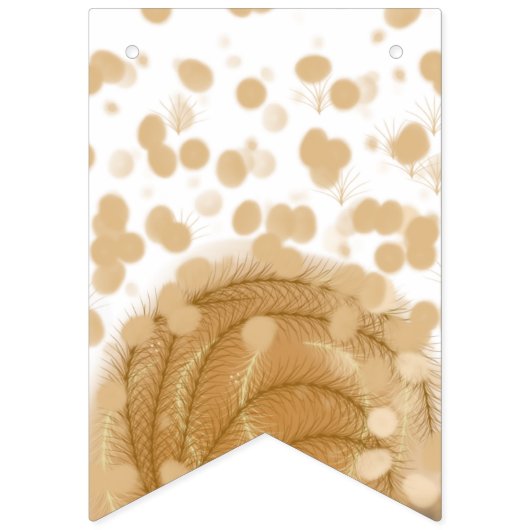 beste chic gouden elegant met fijne suikerziekte m vlaggetjes (Tweede vlag)