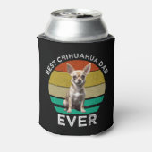 Beste Chihuahua Dad Ever Blikjeskoeler (Blikje Achterkant)