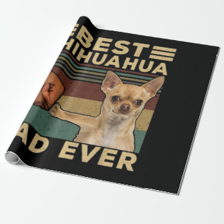 Beste Chihuahua Dad Ever Cadeaupapier