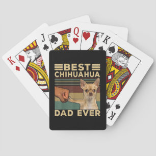 Beste Chihuahua Dad Ever Pokerkaarten