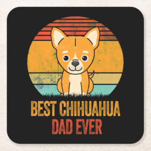 Beste Chihuahua papa ooit  in nood Kartonnen Onderzetters