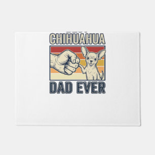 Beste Chihuahua-vader ooit vintage ontwerp voor ho Deurmat