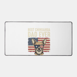 Beste Chihuahua-vader ooit vintage patriottische h Bureaumat