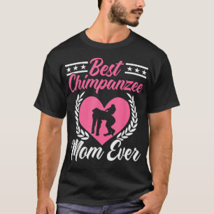 Beste chimpansee moeder ooit chimpansee aap minnaa t-shirt