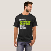Beste Chinese Crested vader ooit Chinese Crested h T-shirt (Voorkant volledig)