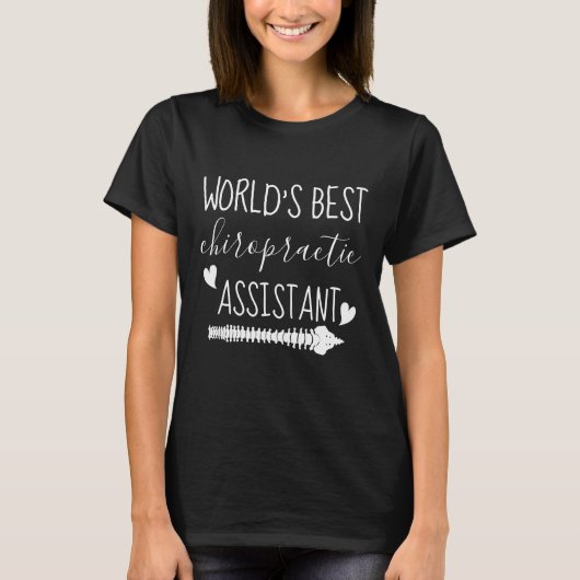 Beste Chiropractische assistent ter wereld T-shirt (Voorkant)
