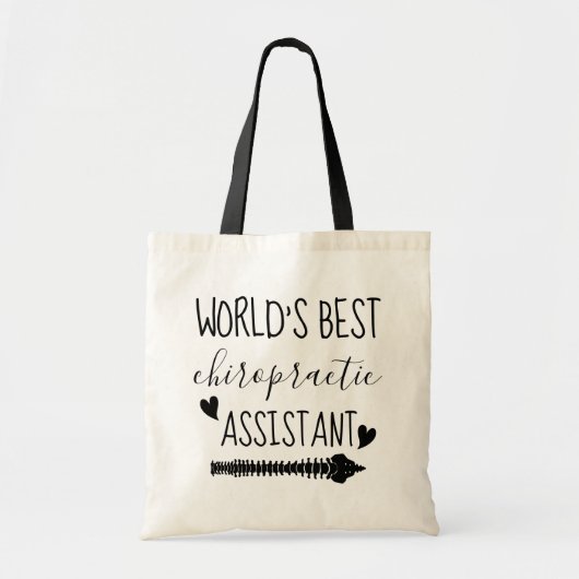 Beste Chiropractische assistent ter wereld Tote Bag (Voorkant)