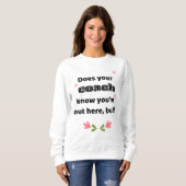 Beste Chirps Hockey Coach Sweatshirt (Voorkant volledig)