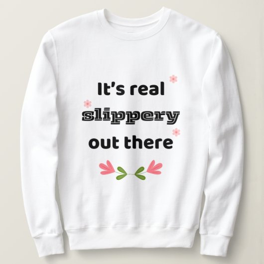 Beste Chirps Hockey Sweatshirt Glibberig Daar Buit (Design voorkant)