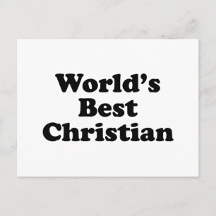 Beste Christelijk ter wereld Briefkaart