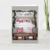 **BESTE CHRISTMAS OOIT** VRIENDEN EN FAMILIE FEESTDAGEN KAART (Voorkant)