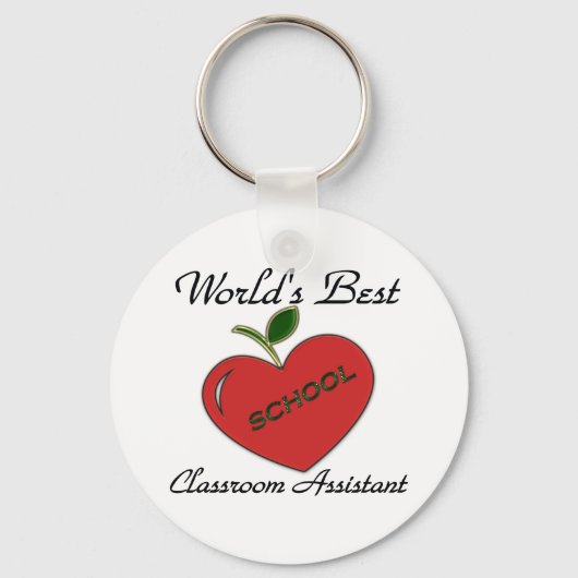 Beste Classroom Assistant ter wereld Sleutelhanger (Voorkant)
