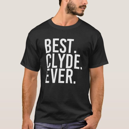 BESTE CLYDE OOIT Shirt Grappige Mannen Vaders cade (Voorkant)