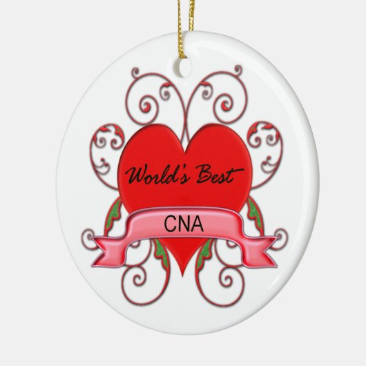 Beste CNA ter wereld Keramisch Ornament (Links)