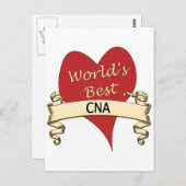 Beste CNA van de werelden Briefkaart (Voorkant / Achterkant)
