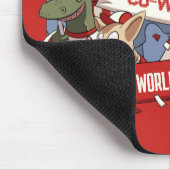 Beste Co-Worker Funny Animal Sports Fans Cartoon Muismat (Hoek)