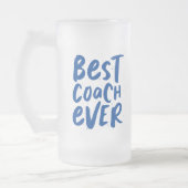 Beste coach altijd leuk, gepersonaliseerd cadeau b matglas bierpul (Links)