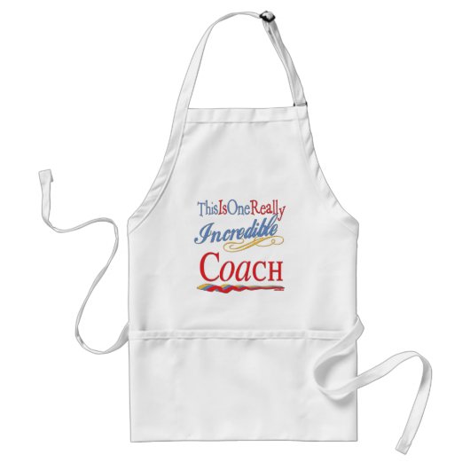 Beste coach-cadeaus van de wereld standaard schort (Voorkant)