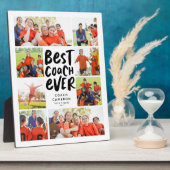 Beste coach Echt Acht Fotocollage Coach Gift Fotoplaat (Zijkant)