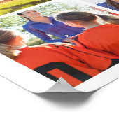 Beste coach Echt Acht Fotocollage Coach Gift Poster (Hoek)