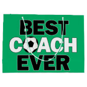 Beste coach elke Voetbal coach Sportpartij Groot Cadeauzakje (Achterkant)