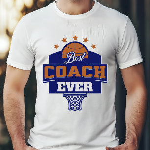 Beste coach Ever - Basketbal ontwerp T-shirt