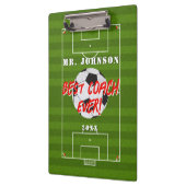 Beste coach Ever - Football - Voetbal Klembord (Links)