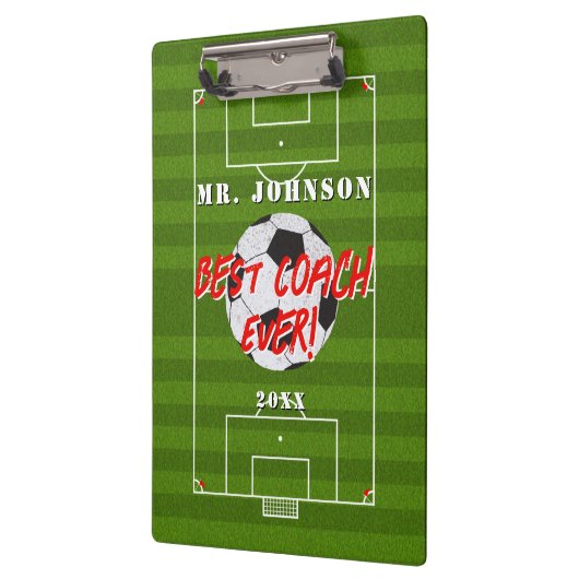 Beste coach Ever - Football - Voetbal Klembord (Links)