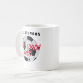 Beste coach Ever - Football - Voetbal Koffiemok (Voorkant links)