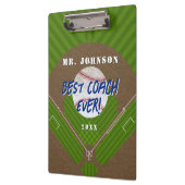 Beste coach Ever Honkbal Klembord (Links)