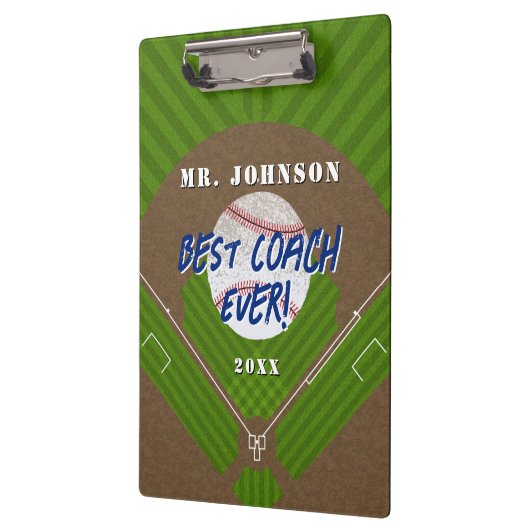 Beste coach Ever Honkbal Klembord (Links)